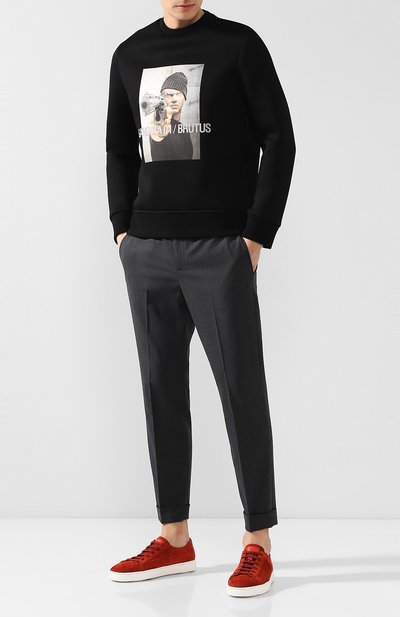 Замшевые кеды  SANTONI, арт. MBCN14387BARCDDUR60, фото 2