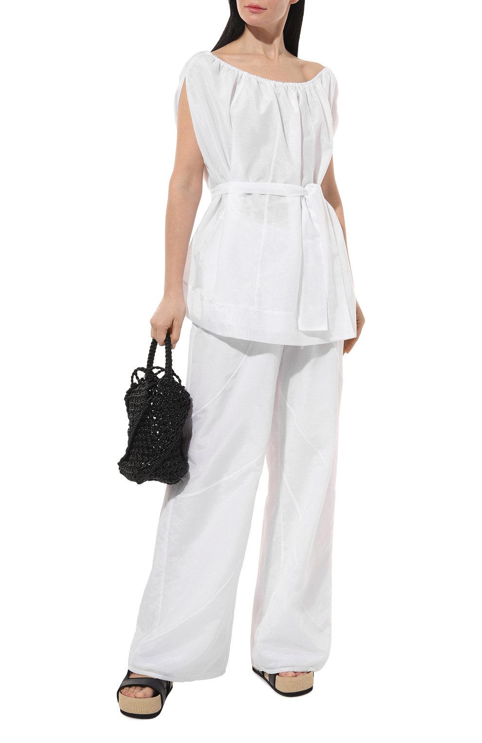 Топ из хлопка и шелка LILA EUGENIE, арт. 2417, фото 2