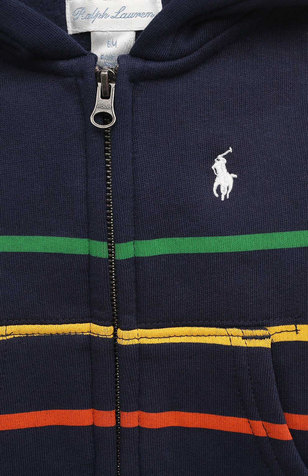 Хлопковая толстовка POLO RALPH LAUREN темно-синего цвета по цене 9470 руб., арт. 320861041, фото 3 Хлопковая толстовка POLO RALPH LAUREN, арт. 320861041, фото 3