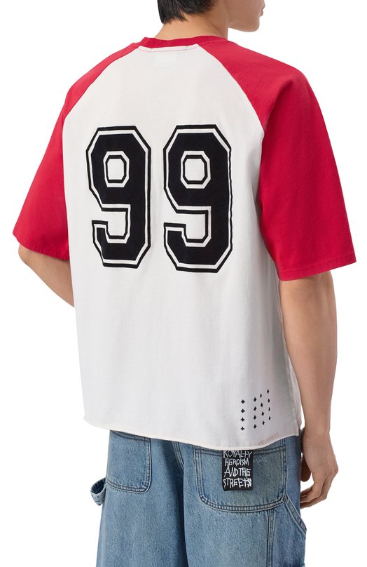 Хлопковая футболка Ksubi MPS26TE009 Красный  MPS26TE009 Фото 4