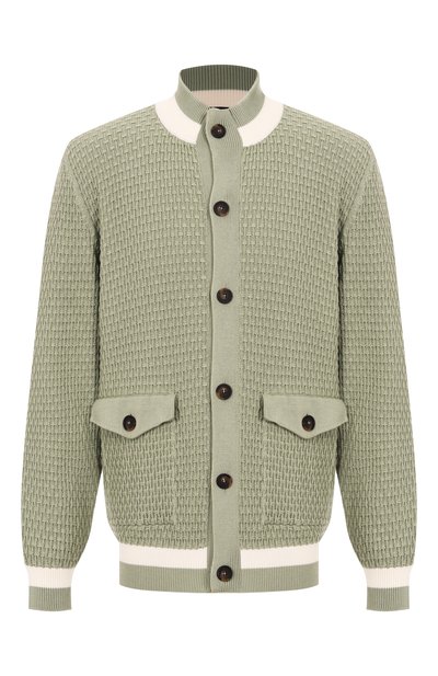 Мужской хлопковый кардиган KITON, арт. UMK065504