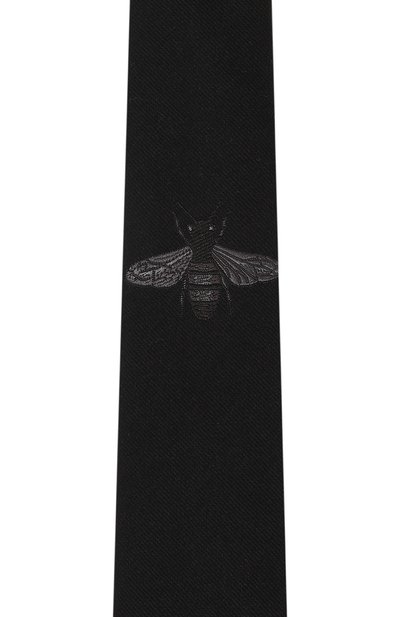 Галстук GUCCI черного цвета по цене 22320 руб., арт. 495321 4E572, фото 4 Галстук GUCCI, арт. 495321 4E572, фото 4