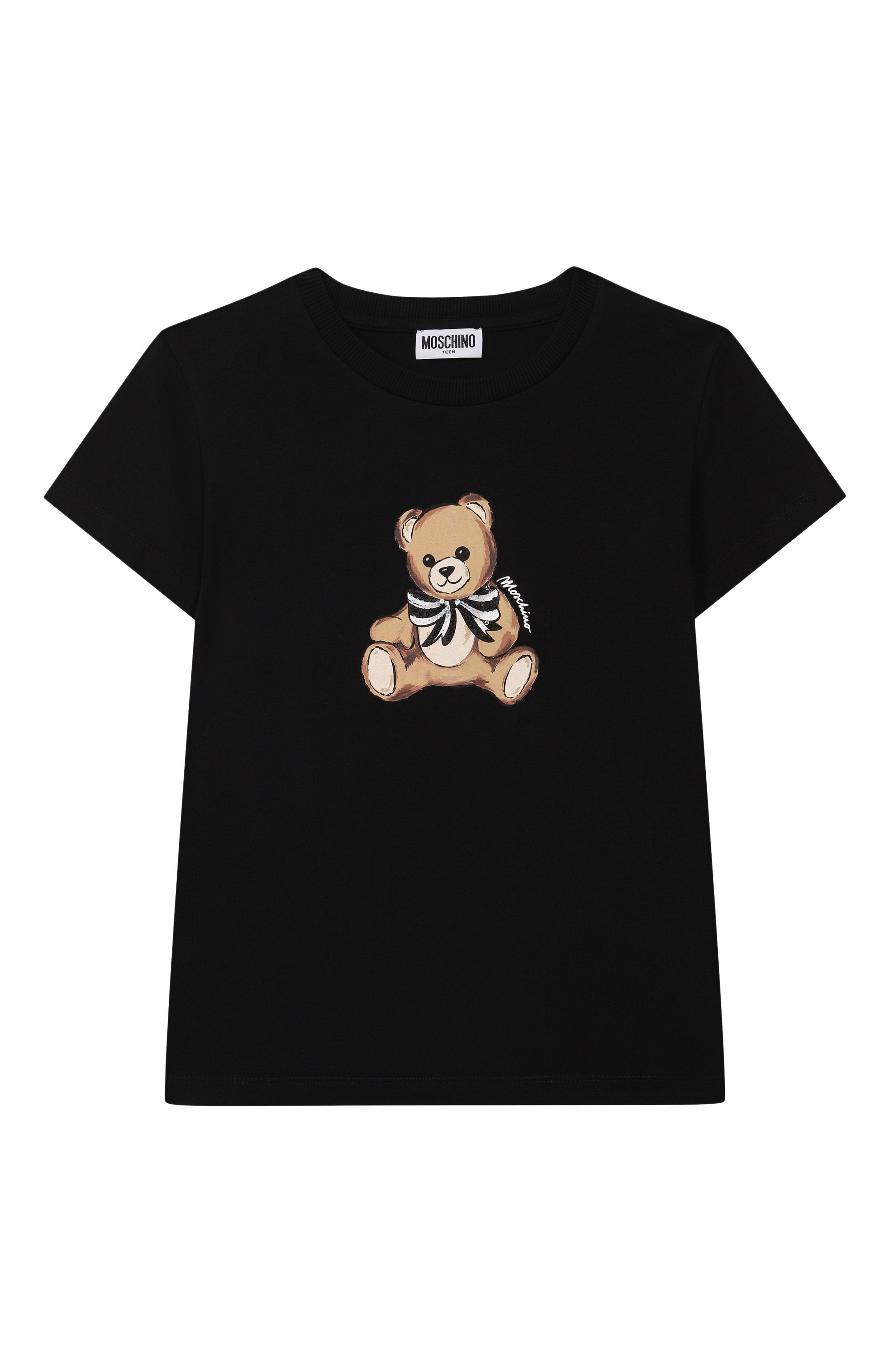 Хлопковая футболка MOSCHINO, арт. HCM06K/LBA11/10-14, фото 1