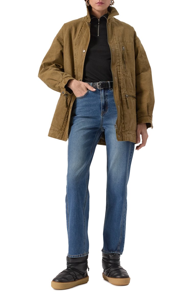 Женские кожаные полусапоги ISABEL MARANT черного цвета, арт. 24H/B00154FA-B4002S | Фото 2 (Подошва: Платформа; Материал внутренний: Текстиль; Высота голенища: Низкие; Драгоценные камни: Проставлено; Материал внешний: Натуральная кожа; Материал сплава: Проставлено; Женское Кросс-КТ: Дутики)