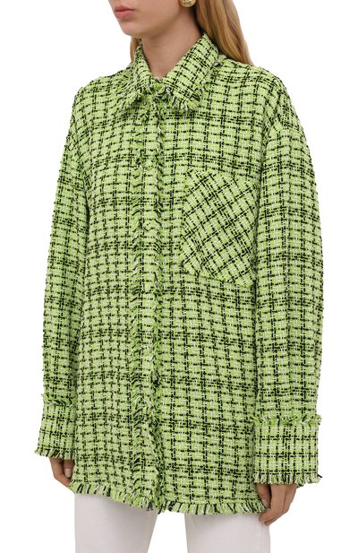 Хлопковая рубашка MSGM, арт. 3141MDE18 217624, фото 3