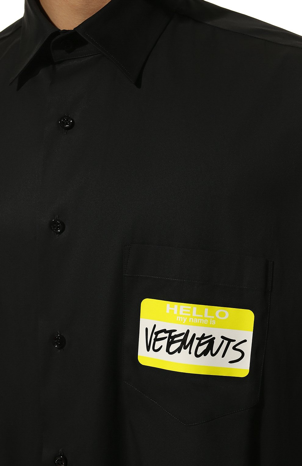 Хлопковая рубашка VETEMENTS, арт. UA53SH500B 1001/M, фото 8