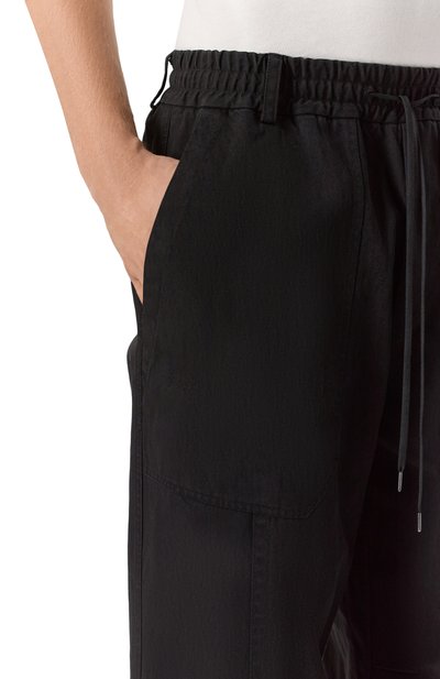 Брюки ISABEL BENENATO черного цвета по цене 116000 руб., арт. UW71F25, фото 5 Брюки ISABEL BENENATO, арт. UW71F25, фото 5