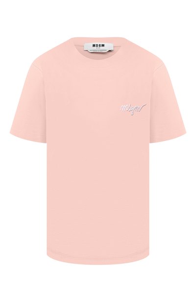 Женская хлопковая футболка MSGM, арт. 3241MDM540 227298
