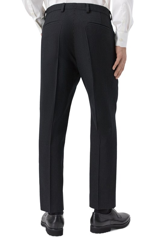Шерстяные брюки Prada UP0147-1ZCX-F0002-212 Чёрный  UP0147-1ZCX-F0002-212 Фото 4