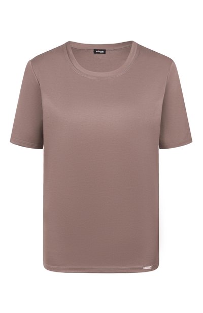 Женская хлопковая футболка KITON, арт. D61449H08051
