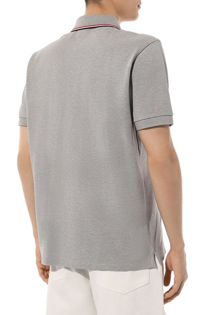 Хлопковое поло MONCLER, арт. 8A000-06-84556, фото 4