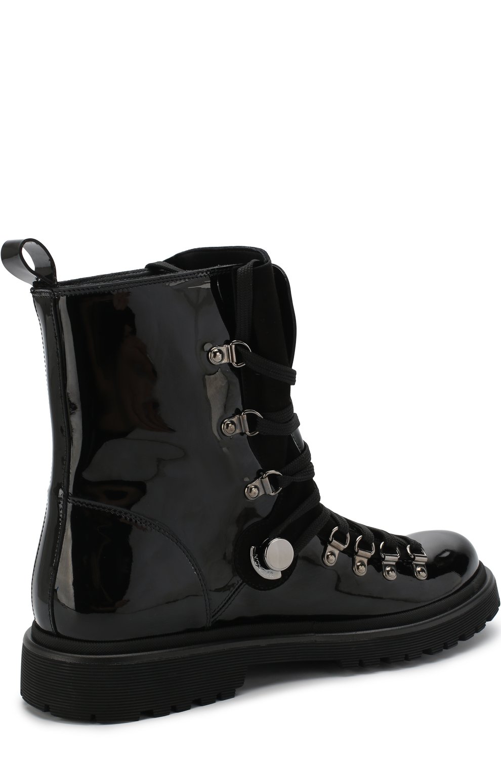 Высокие ботинки из лаковой кожи на шнуровке MONCLER, арт. D2-09A-20480-00-019XC, фото 4