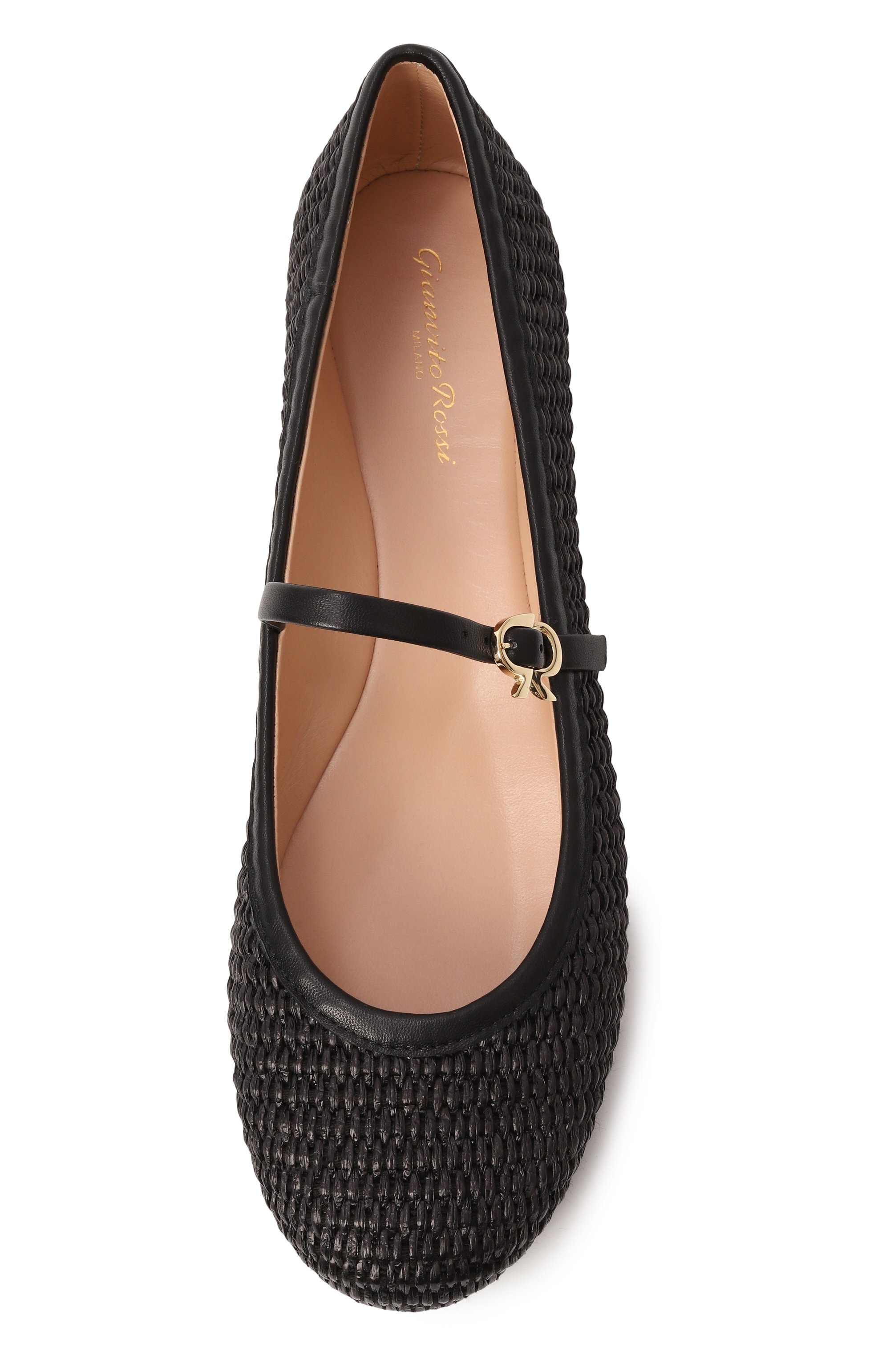 Текстильные балетки carla GIANVITO ROSSI, арт. G22223.05G0M.MBNNENE, фото 6