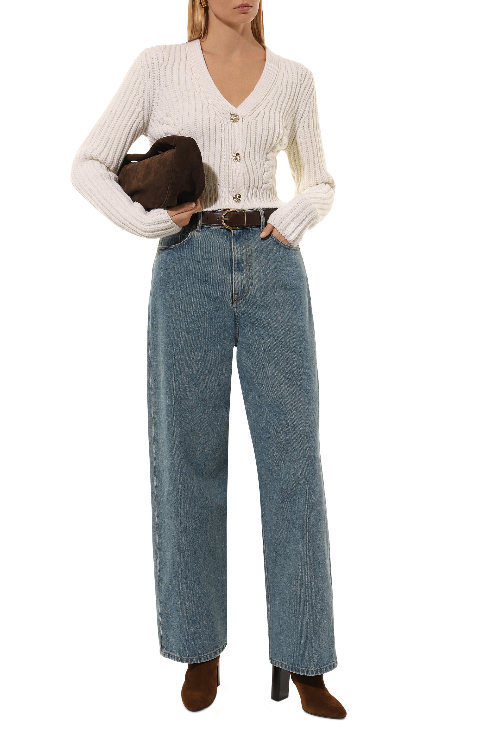 Кардиган из шерсти и кашемира NINA RICCI, арт. 24AMCR003/ML0556, фото 2