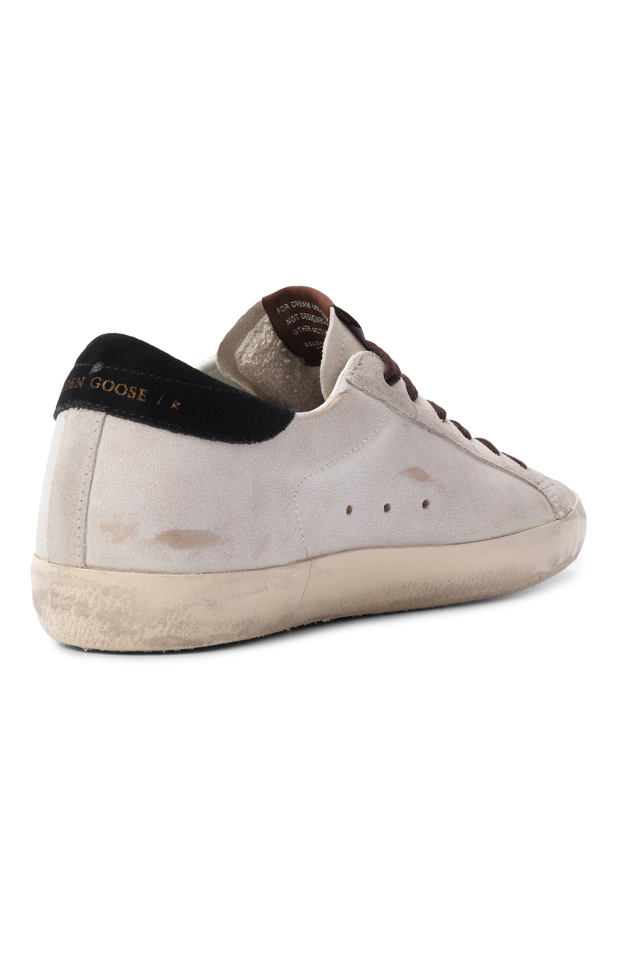 Кожаные кеды super-star GOLDEN GOOSE DELUXE BRAND кремового цвета по цене 69950 руб., арт. GWF00101.F008746, фото 5 Кожаные кеды super-star GOLDEN GOOSE DELUXE BRAND, арт. GWF00101.F008746, фото 5
