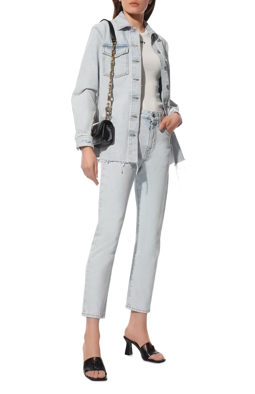 Джинсовая рубашка OFF-WHITE, арт. 0WYD010C99DEN001, фото 2