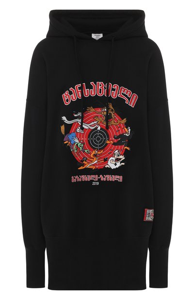 Женский хлопковое худи VETEMENTS, арт. USS197010/W