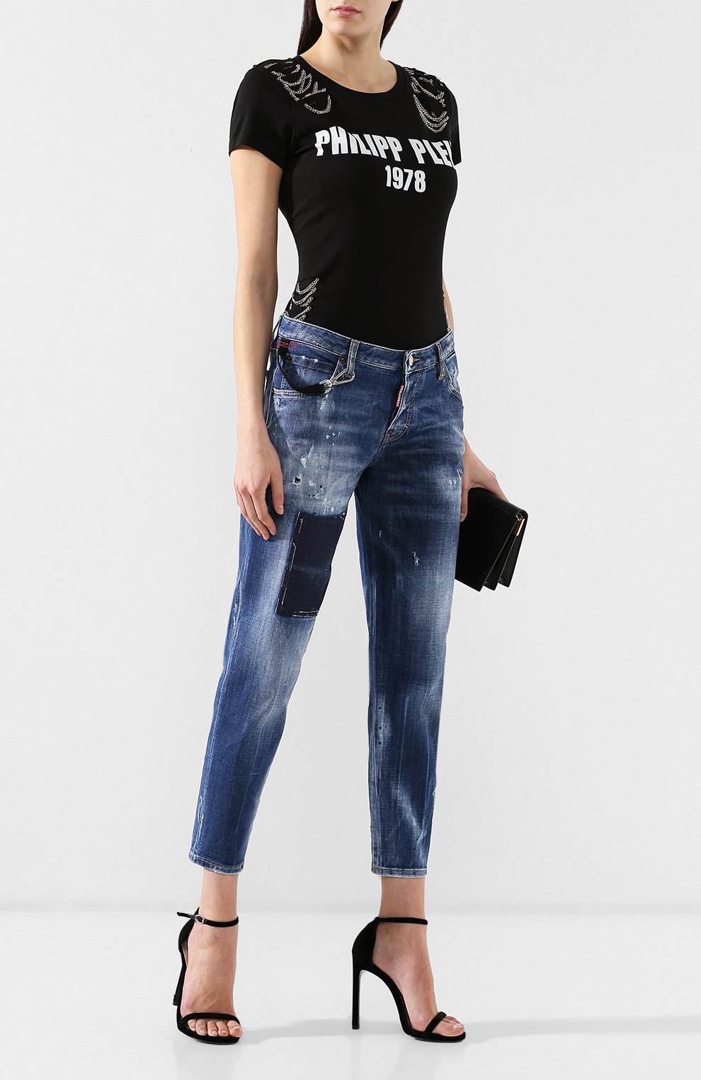 Джинсы с потертостями DSQUARED2, арт. S75LB0133/S30342, фото 2