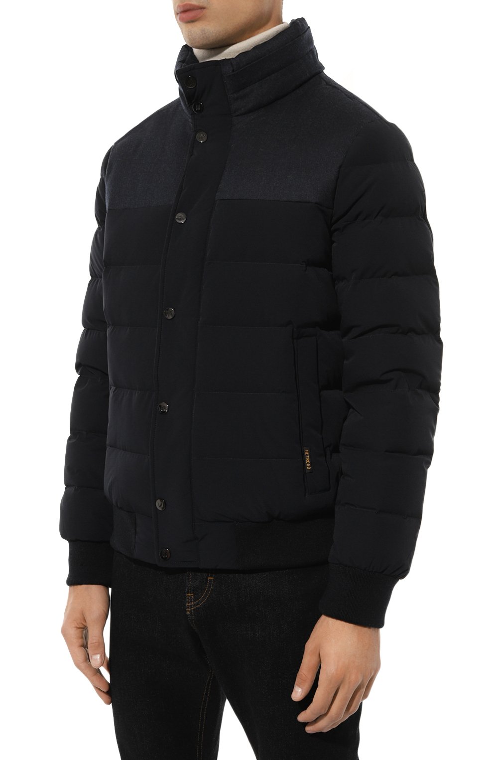 Пуховый бомбер с воротником из кролика HETREGO, арт. 8N512R/B0RIS, фото 7