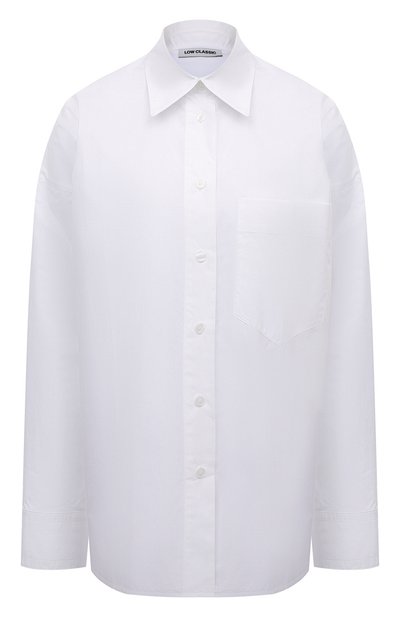 Женская хлопковая рубашка LOW CLASSIC, арт. L0W22PF_SH07WH