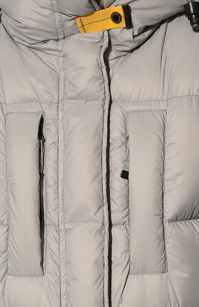 Пуховик PARAJUMPERS серого цвета по цене 134000 руб., арт. 222M-PW PUF PP32/EIRA, фото 5 Пуховик PARAJUMPERS, арт. 222M-PW PUF PP32/EIRA, фото 5