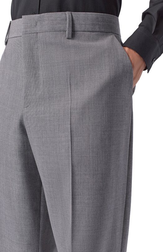 Шерстяные брюки Moschino V0319/0222 Серый  V0319/0222 Фото 5