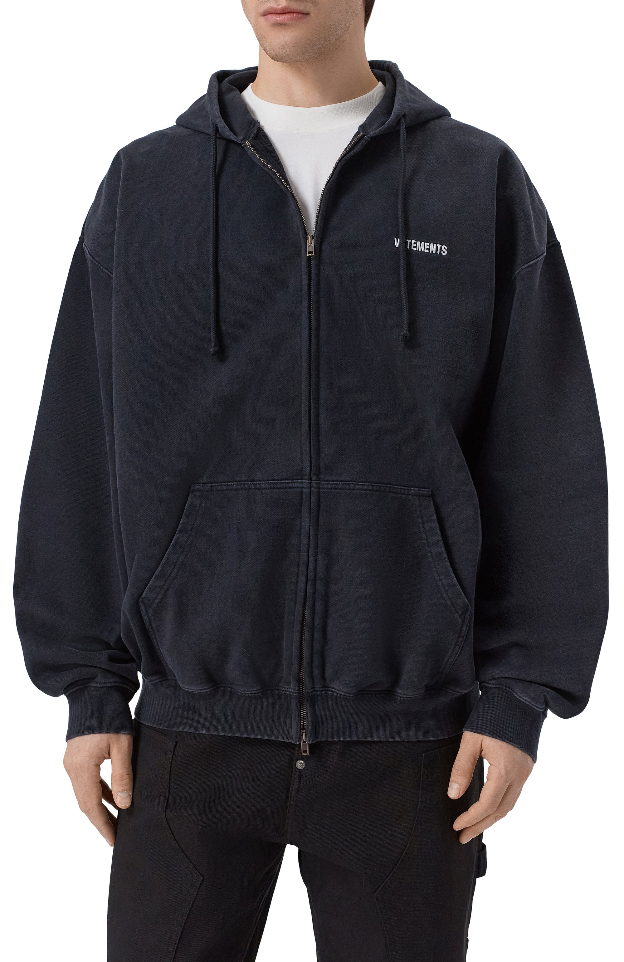 Хлопковая толстовка VETEMENTS, арт. ME76ZU136B/1302 M0LLET0N, фото 4