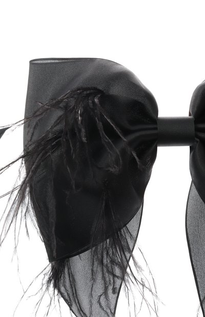 Бант PANFIL черного цвета по цене 25000 руб., арт. 0-X0-PLUM, фото 4 Бант PANFIL, арт. 0-X0-PLUM, фото 4