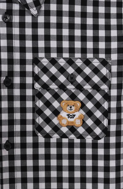 Хлопковая рубашка MOSCHINO, арт. HUC01J/LME04/4-8, фото 3