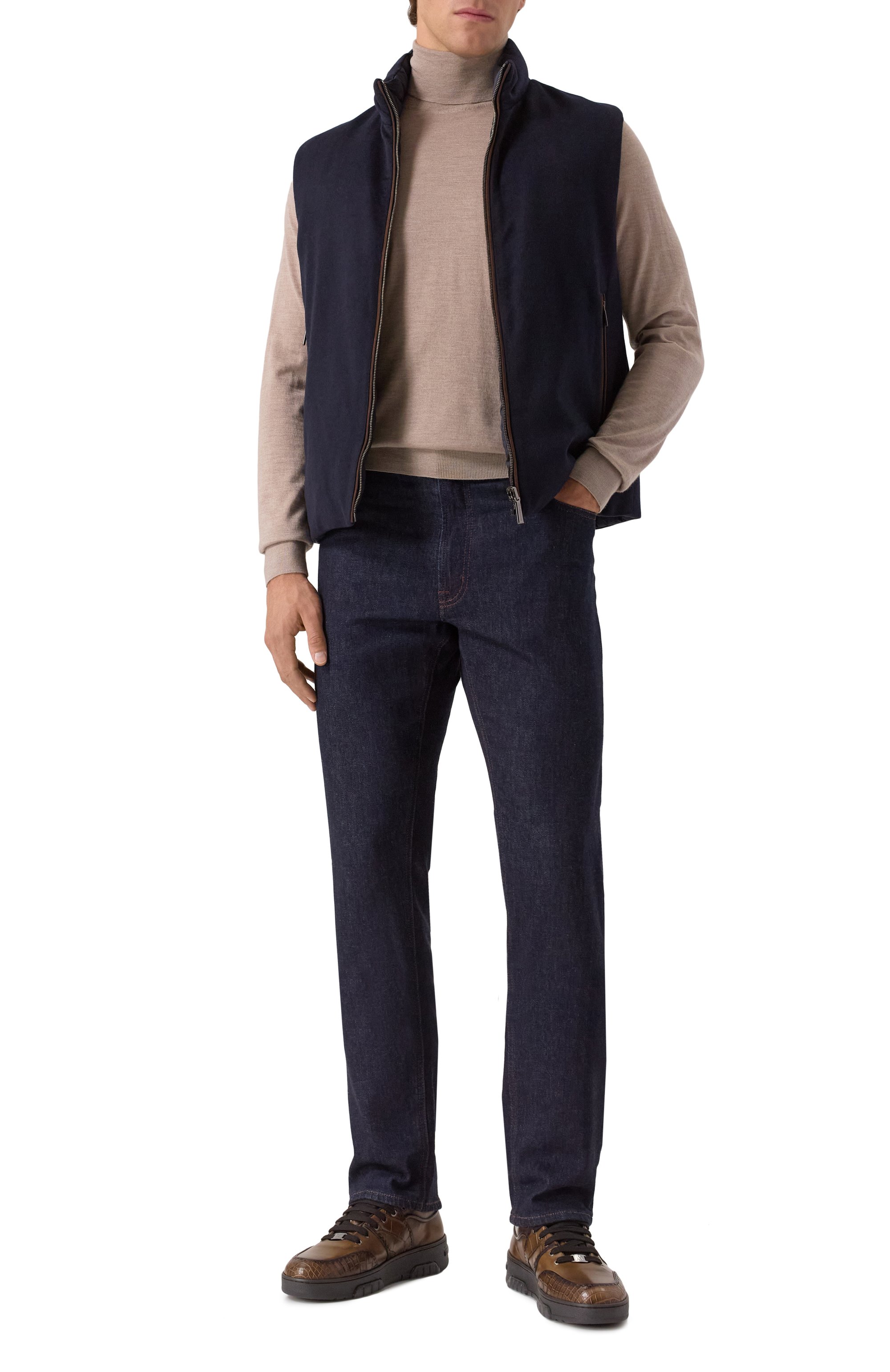 Кожаные кеды edge с отделкой из аллигатора ARTIOLI, арт. 0S892, фото 2