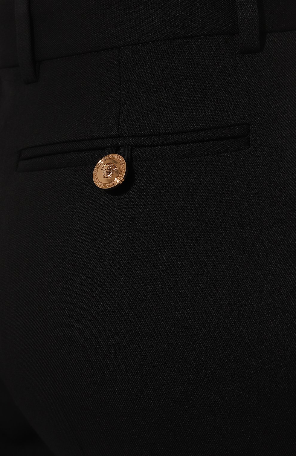 Шерстяные брюки VERSACE, арт. 1016567/1A04649, фото 5