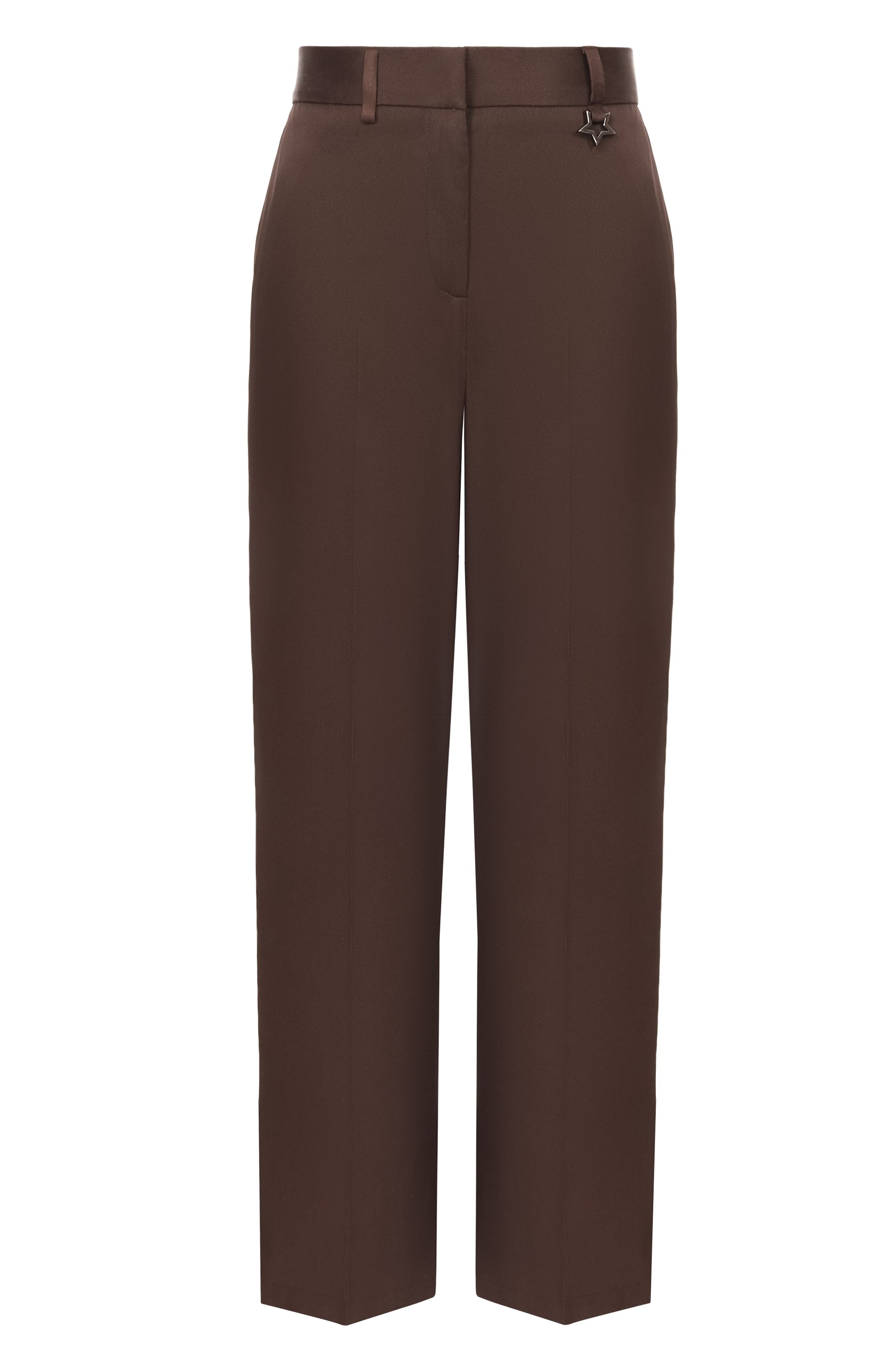 Брюки LORENA ANTONIAZZI темно-коричневого цвета по цене 81850 руб., арт. E2641PA01C/3612, фото 1 Брюки LORENA ANTONIAZZI, арт. E2641PA01C/3612, фото 1