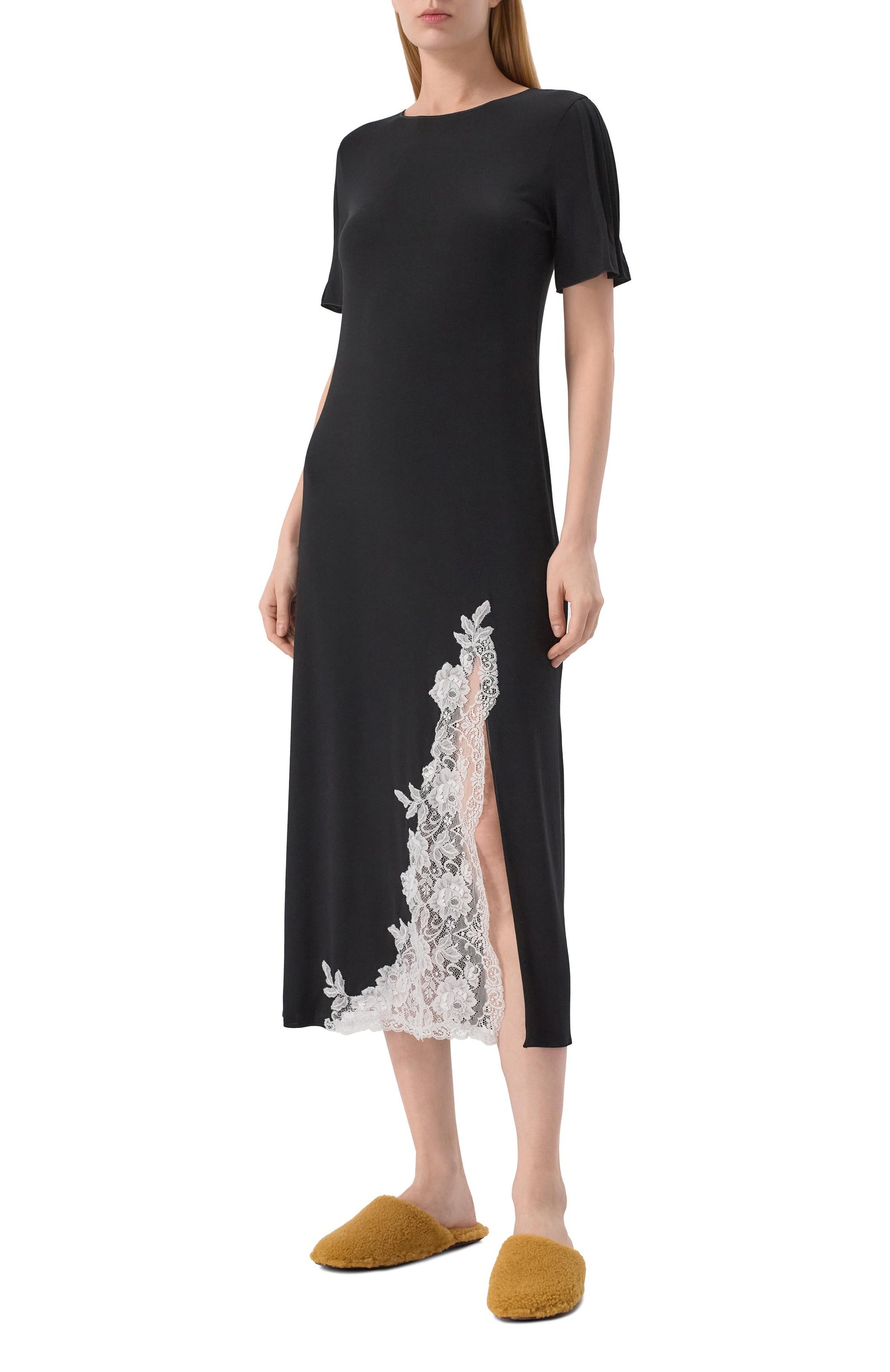 Сорочка GIANANTONIO PALADINI черного цвета по цене 54750 руб., арт. TC03/L/6, фото 2 Сорочка GIANANTONIO PALADINI, арт. TC03/L/6, фото 2