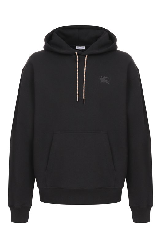 Хлопковое худи Burberry 8119053 Чёрный 8119053