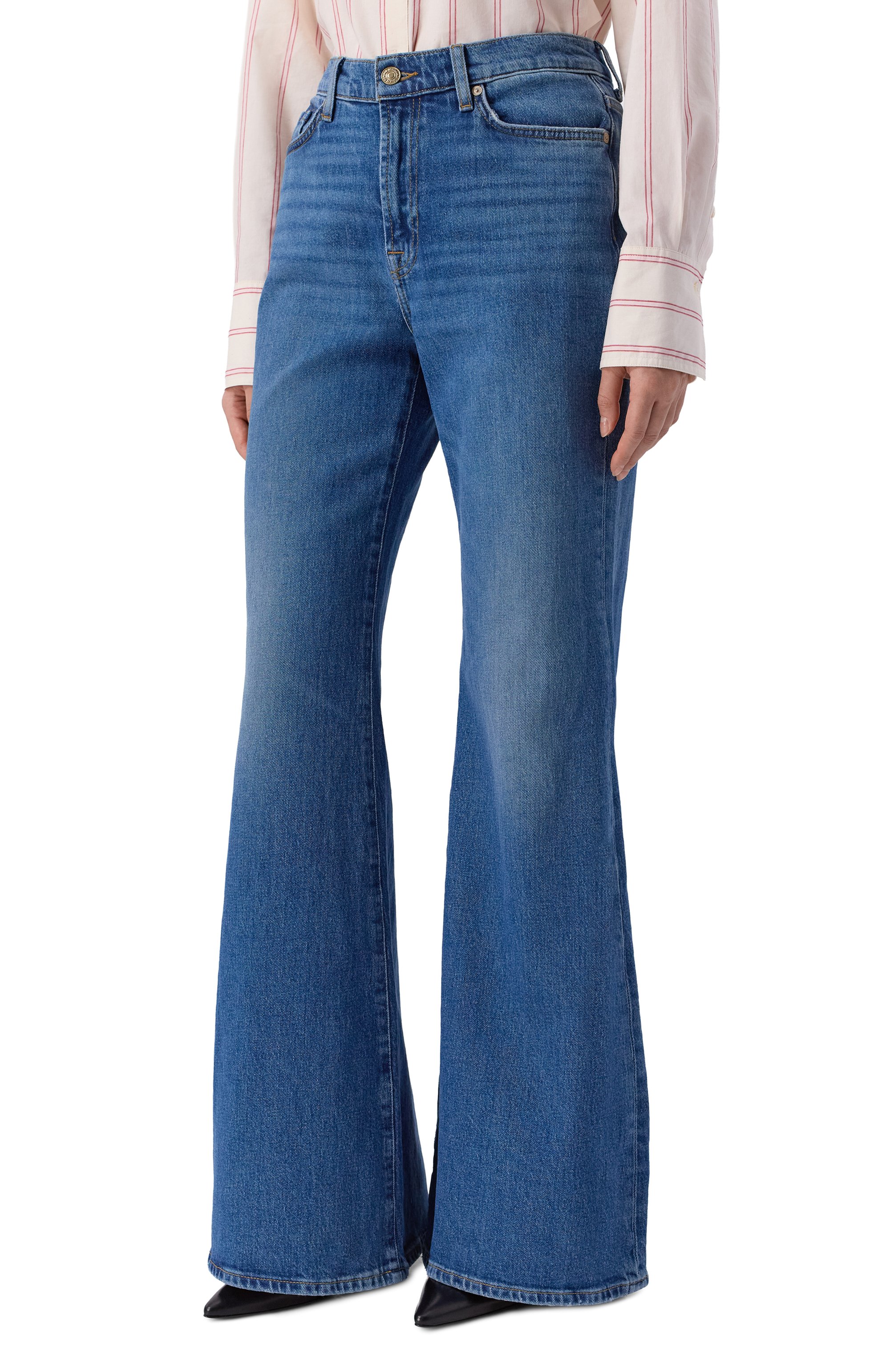 Джинсы retro flare 7 FOR ALL MANKIND, арт. 7U4F0C65/RETR0 FLARE, фото 3