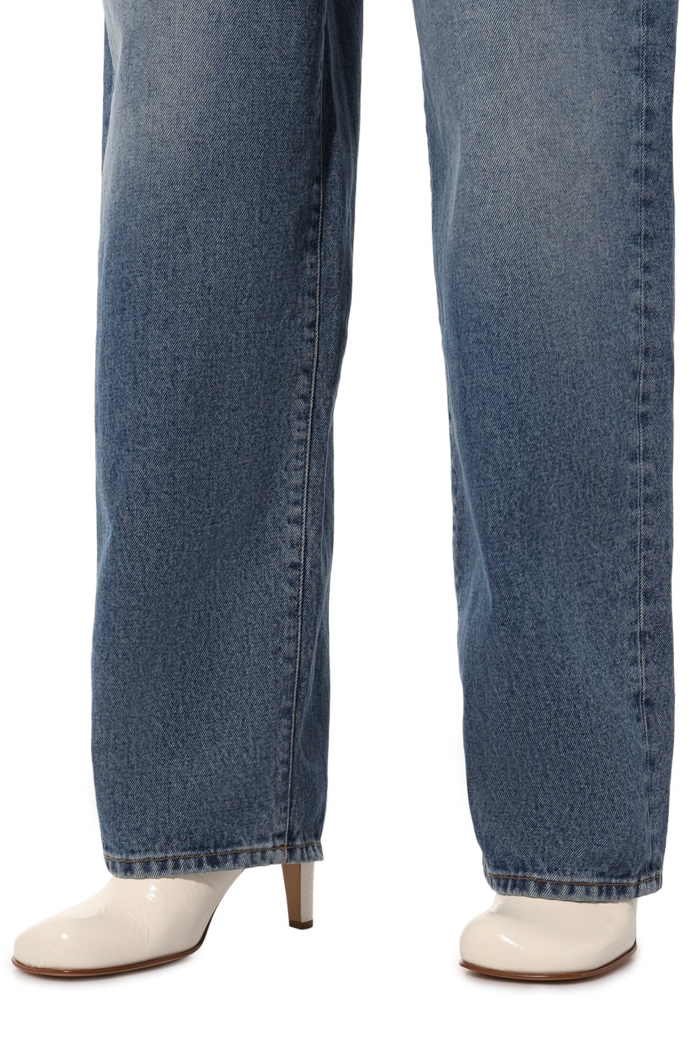 Кожаные ботильоны bloc BOTTEGA VENETA, арт. 667216/V1000, фото 3