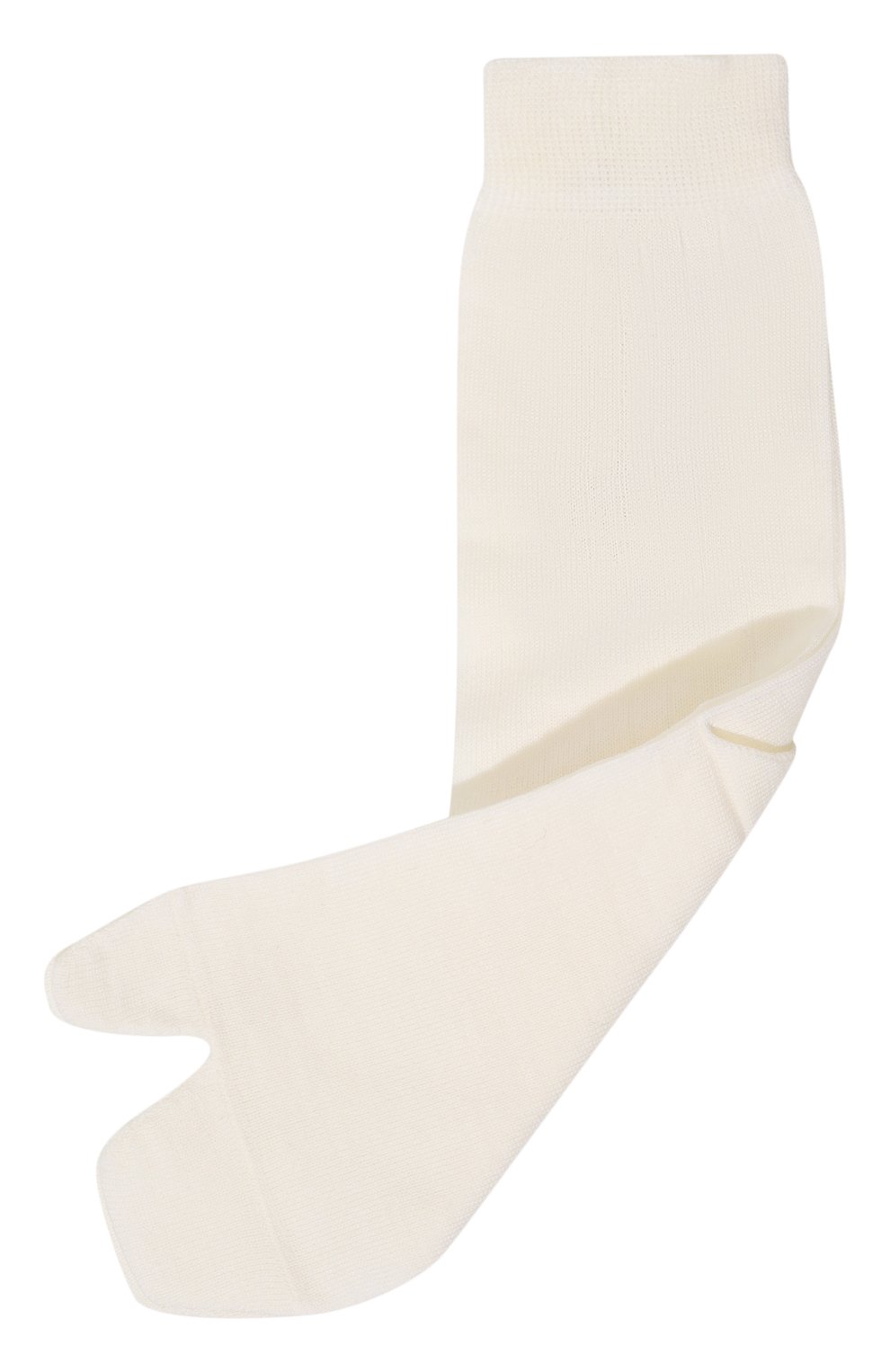 Шерстяные носки MAISON MARGIELA кремового цвета по цене 13900 руб., арт. S51TL0052/S17867, фото 1 Шерстяные носки MAISON MARGIELA, арт. S51TL0052/S17867, фото 1