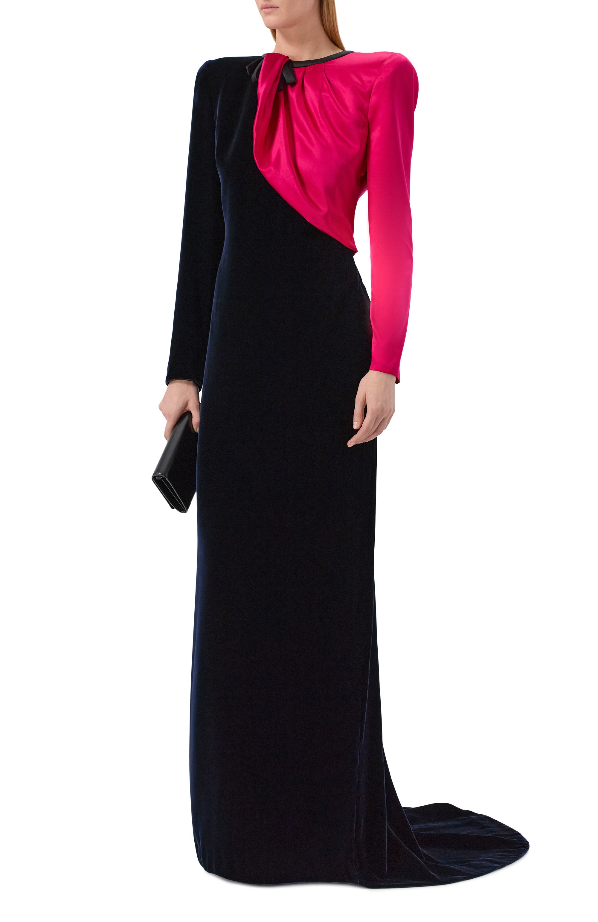 Комбинированное платье VALENTINO, арт. 7B0VDM06/9Q9, фото 2