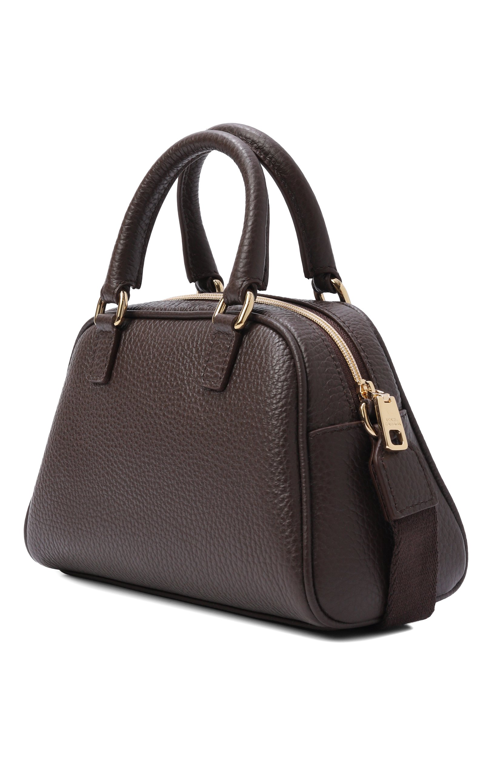 Сумка DOLCE & GABBANA темно-коричневого цвета по цене 57500 руб., арт. EB0250/A0639, фото 2 Сумка DOLCE & GABBANA, арт. EB0250/A0639, фото 2