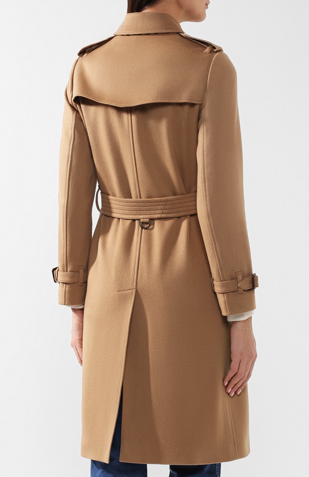 Кашемировое пальто BURBERRY бежевого цвета по цене 325500 руб., арт. 8004098, фото 4 Кашемировое пальто BURBERRY, арт. 8004098, фото 4