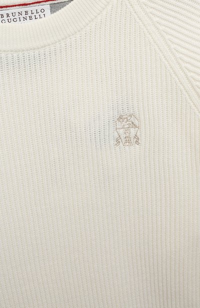Хлопковый свитер BRUNELLO CUCINELLI, арт. B29M14400A, фото 3