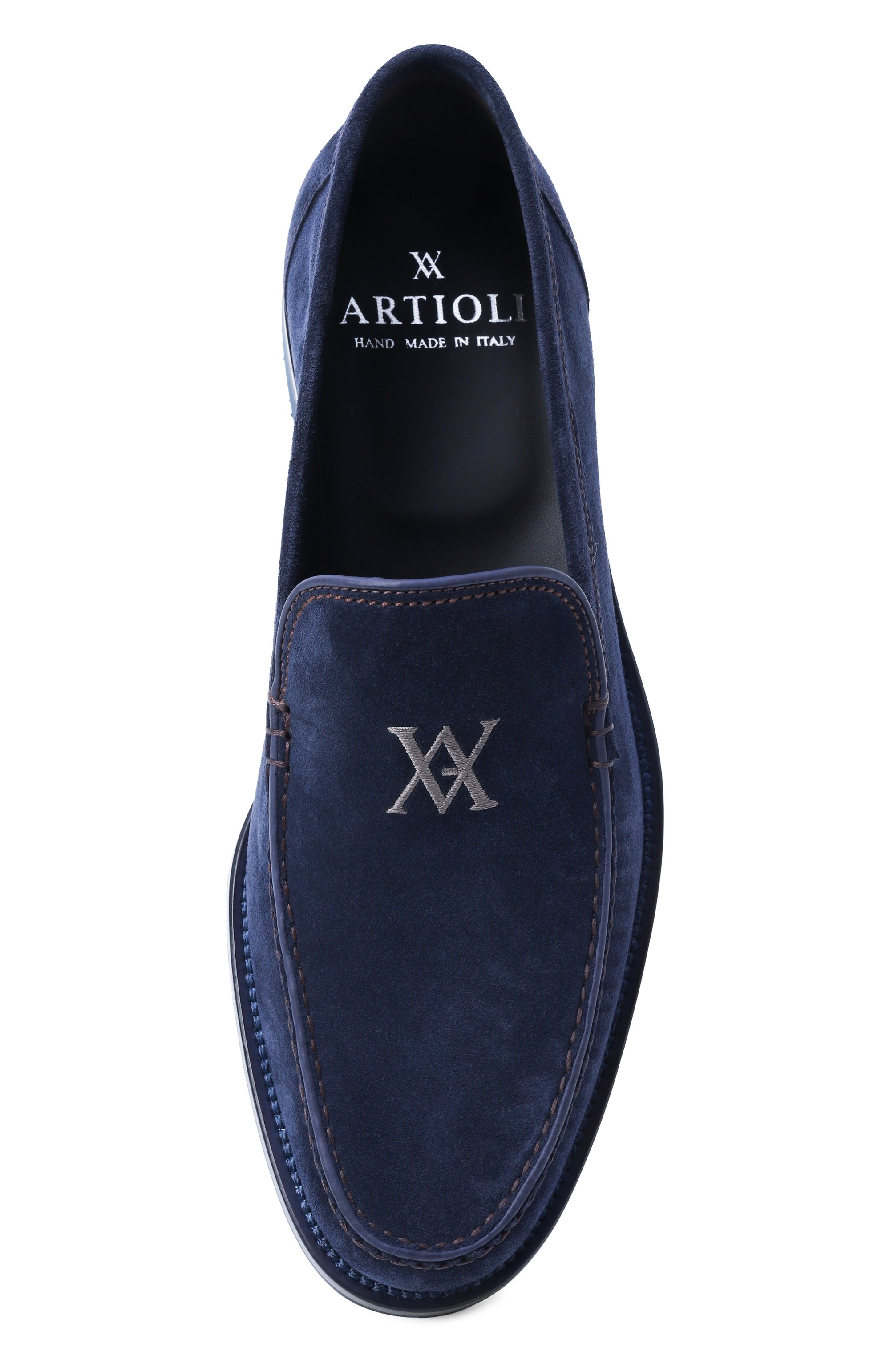 Замшевые лоферы ARTIOLI, арт. 938/BIS/SU, фото 5