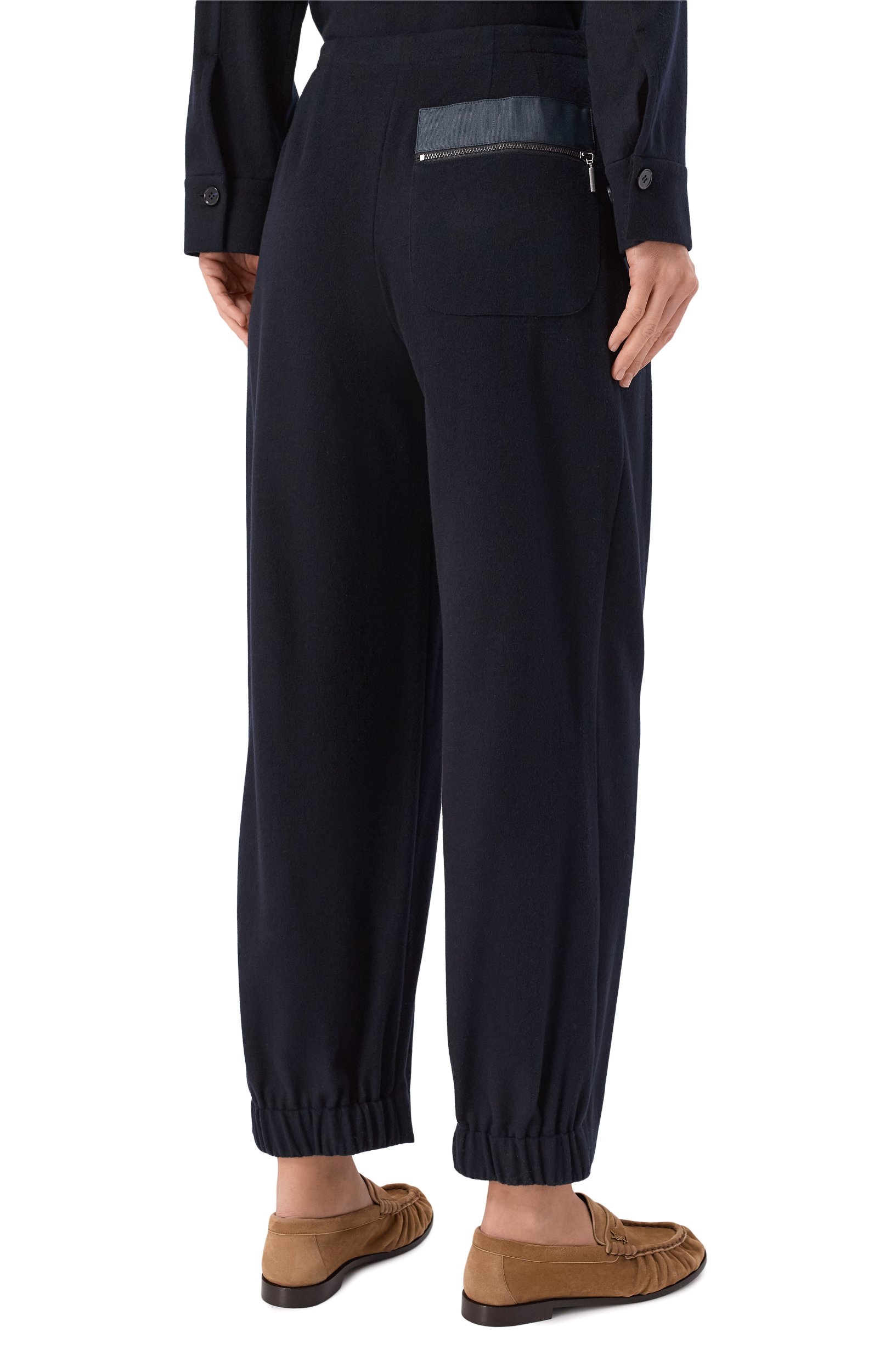 Брюки из шерсти и кашемира EMPORIO ARMANI, арт. EW004290/AF24421, фото 4
