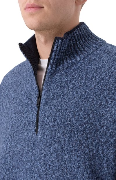 Шерстяной свитер BOSS ORANGE темно-синего цвета по цене 26950 руб., арт. 50548669, фото 5 Шерстяной свитер BOSS ORANGE, арт. 50548669, фото 5