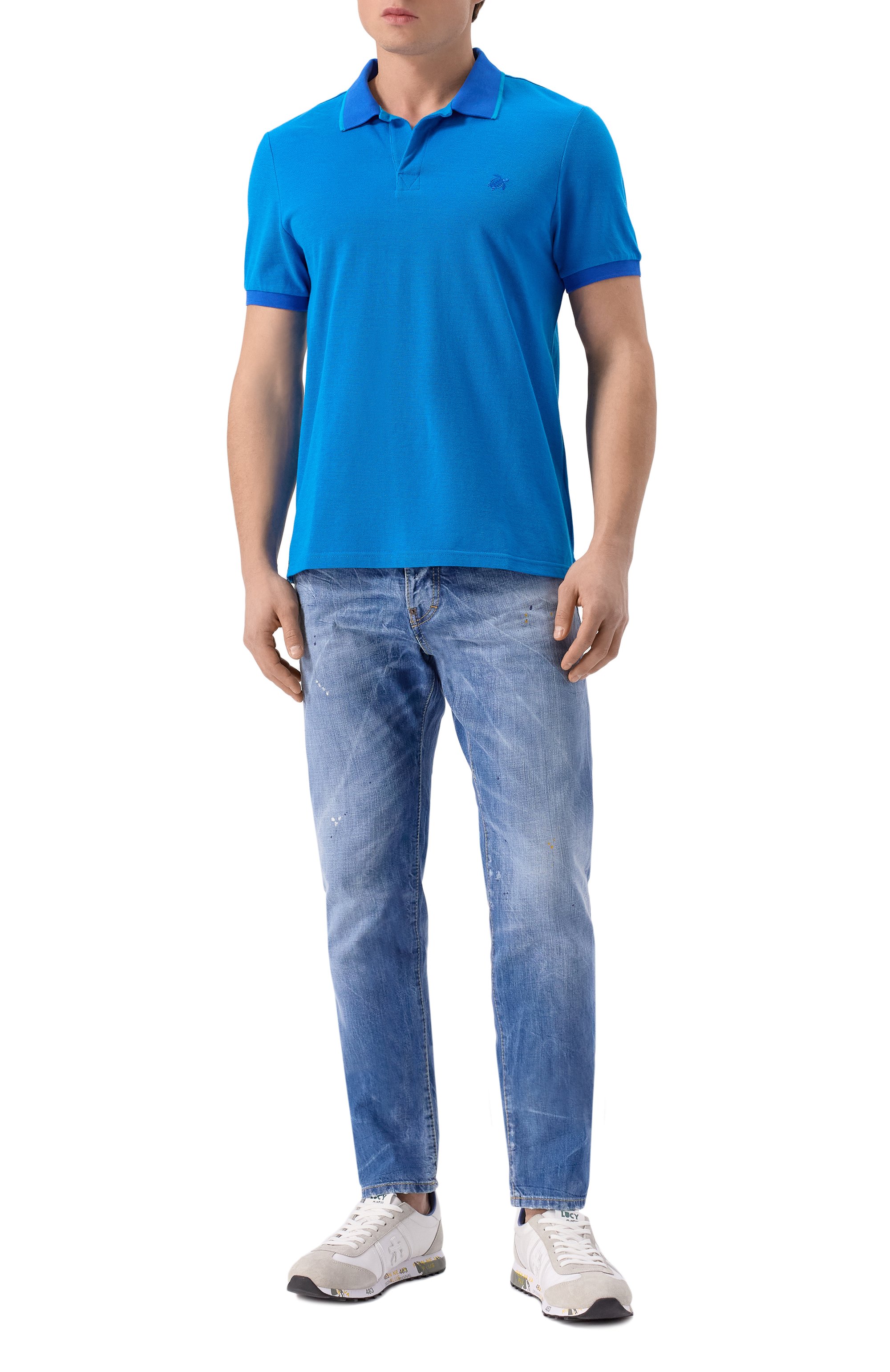 Хлопковое поло VILEBREQUIN, арт. PALATIN/AN300, фото 2