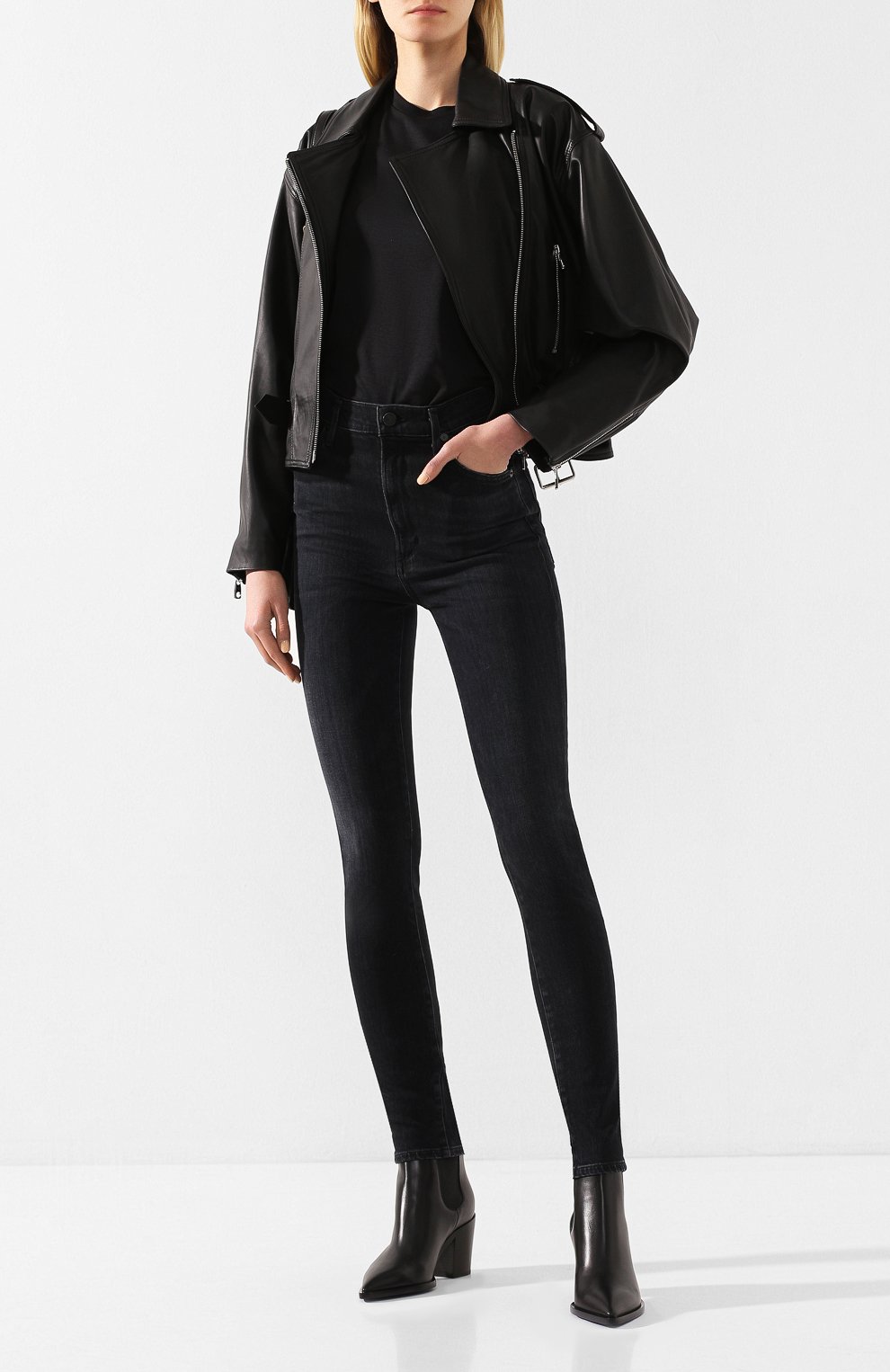 Кожаная куртка EMPORIO ARMANI, арт. 5NB04P/52P08, фото 2