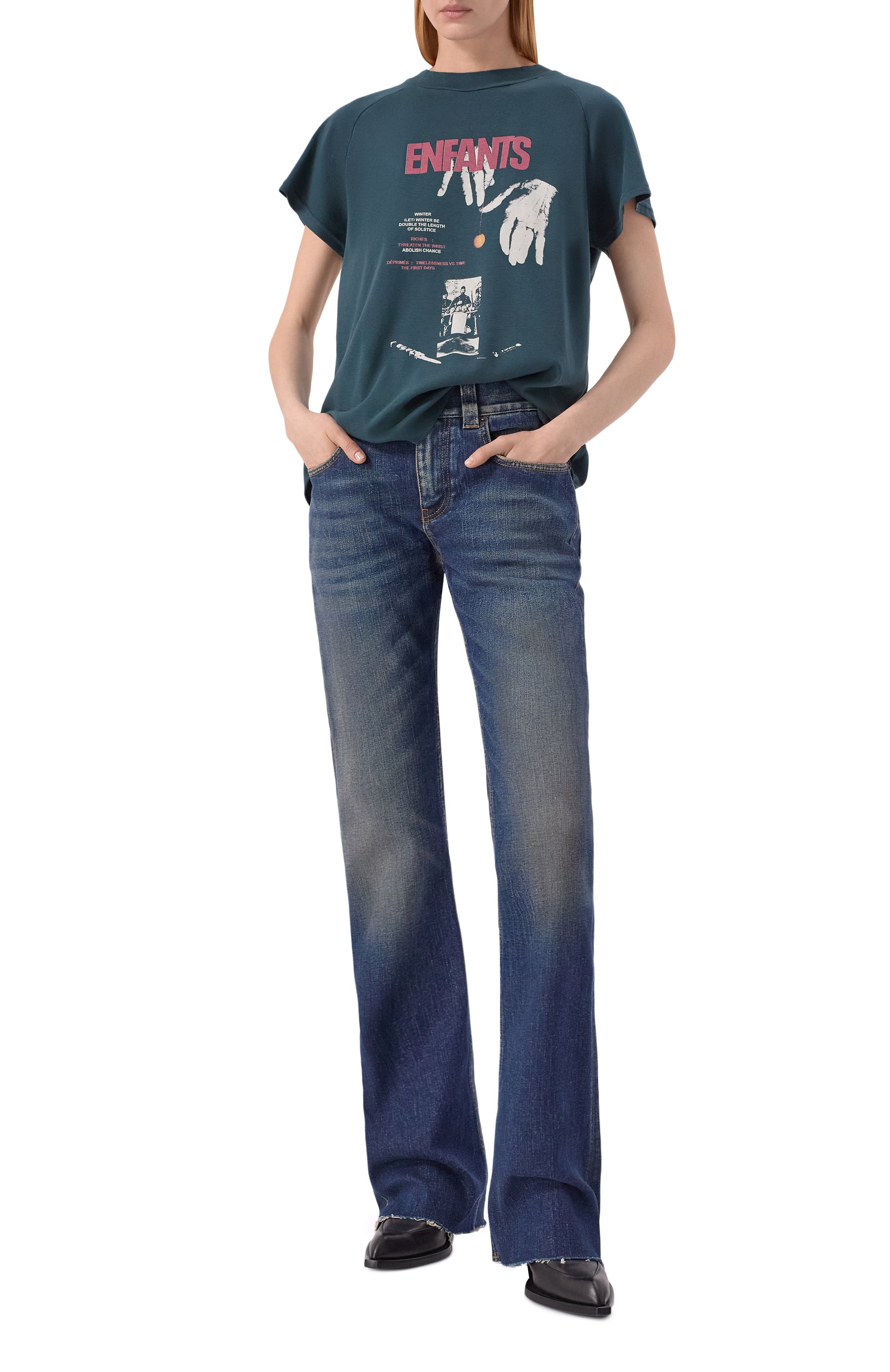 Хлопковая футболка ENFANTS RICHES DEPRIMES, арт. 010-875/C0TT0N, фото 3