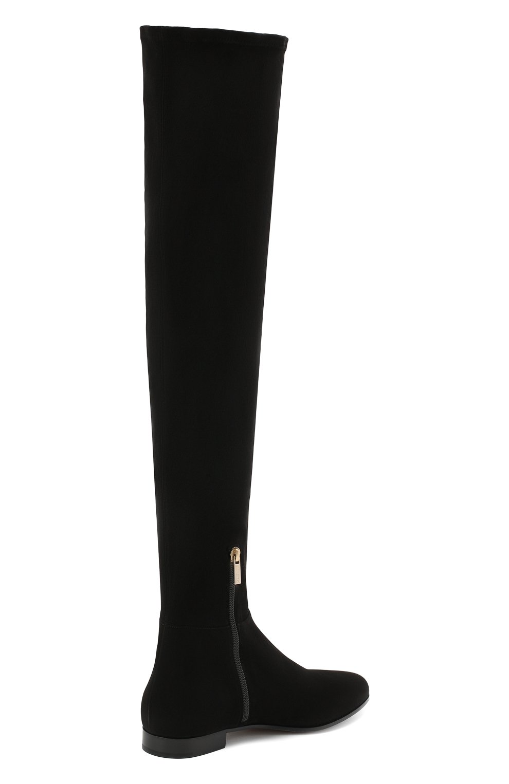 Замшевые ботфорты myren на низком каблуке JIMMY CHOO, арт. MYREN FLAT/DSD, фото 4