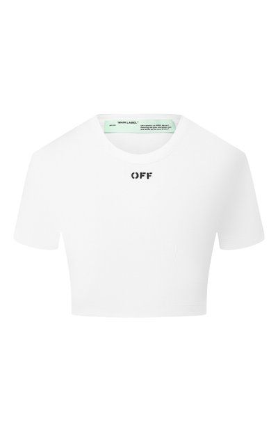 Женский хлопковый топ OFF-WHITE, арт. 0WAA064S191430490110