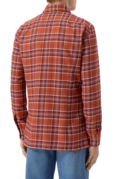 Рубашка из хлопка и кашемира KITON, арт. UMCNERH0942002, фото 4